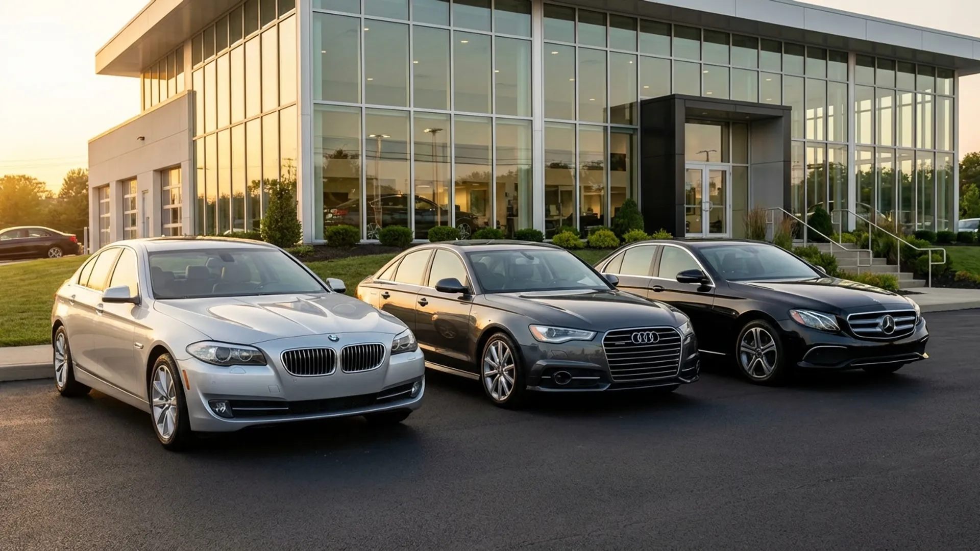 Mizo Autohaus Hannover — Fahrzeuge auf dem Hof